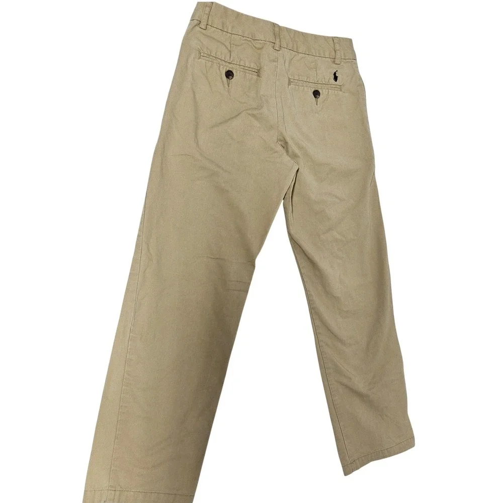 Polo‎ Ralph Lauren Chino Pants Kids Size 10 Tan Khaki Cotton Casual School